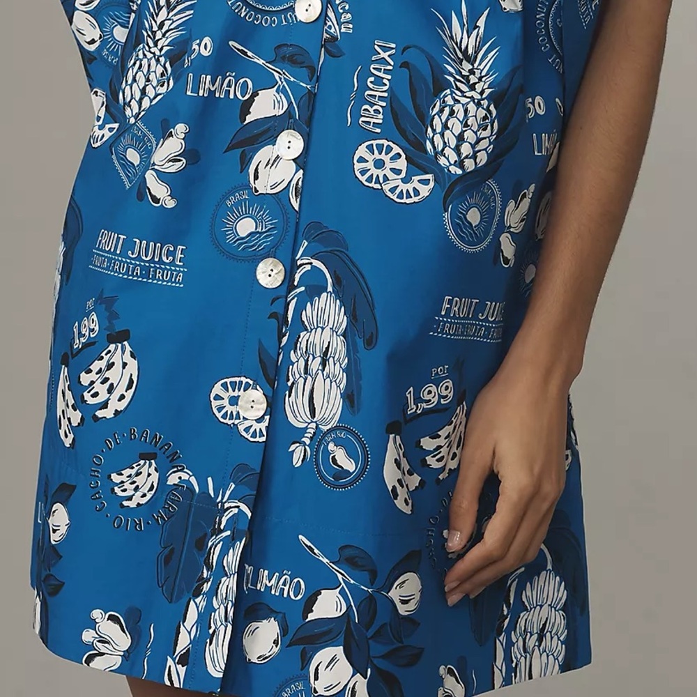 Farm Rio Tropical Orchard Mini Dress - Picture 7 of 7